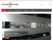 Tablet Screenshot of guijarroconsultores.com